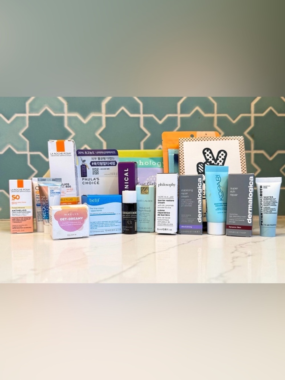 Skincare Bundle with Cosmetics Bag - Maelys, Paula’s Choice & More - NEW